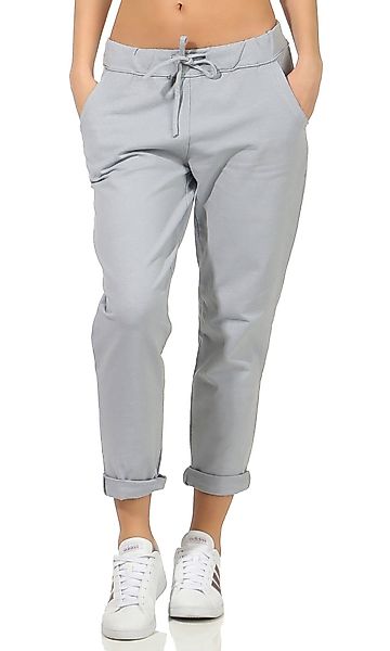 CLEO STYLE Jogginghose Damen Jogginghose 15 Dunkelgrau One Size 36-40 günstig online kaufen
