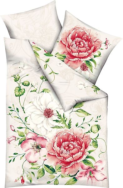 Kaeppel Bettwäsche Bettwäsche "Blushing Rose", Mako-Satin, günstig online kaufen