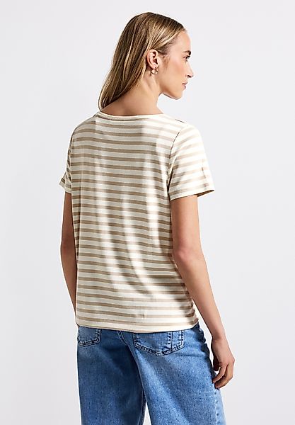 STREET ONE T-Shirt, mit Elastikbund günstig online kaufen