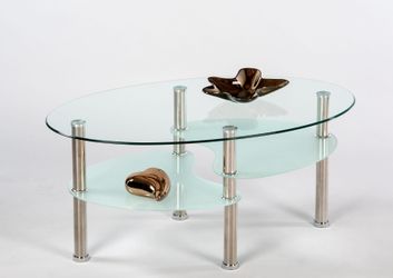 Couchtisch  Vignola ¦ transparent/klar ¦ Maße (cm): B: 55 H: 41 Tische > Me günstig online kaufen