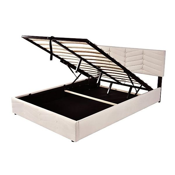 SOFTWEARY Polsterbett (Doppelbett mit Lattenrost und günstig online kaufen