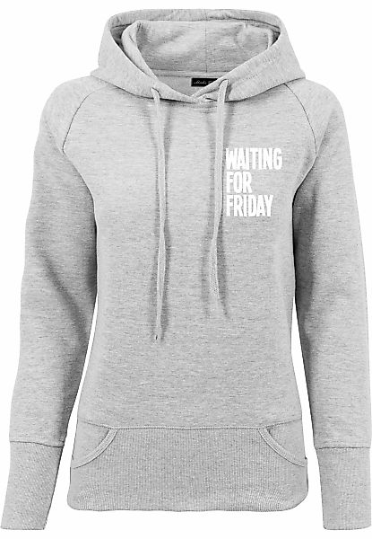MisterTee Kapuzenpullover "MisterTee Damen Ladies Waiting For Friday Hoody" günstig online kaufen