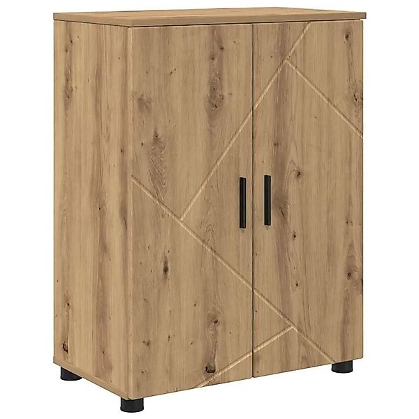 vidaXL Badezimmerschrank mit Speicher Artisan-Eiche 60 x 35 x 80 cm 883313 günstig online kaufen