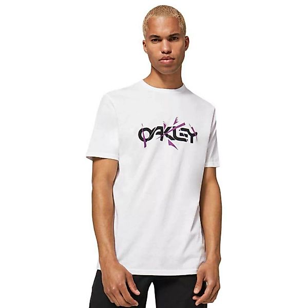 Oakley Apparel Broken Shards B1b Kurzärmeliges T-shirt XL White günstig online kaufen
