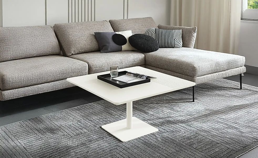 SCHÖNER WOHNEN Kollektion Couchtisch  Henri ¦ weiß ¦ Maße (cm): B: 80 H: 45 günstig online kaufen