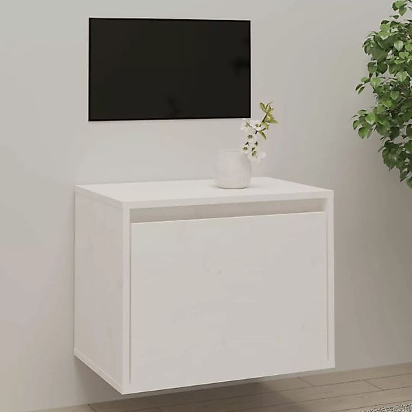 Vidaxl Wandschrank Weiß 45x30x35 Cm Massivholz Kiefer günstig online kaufen