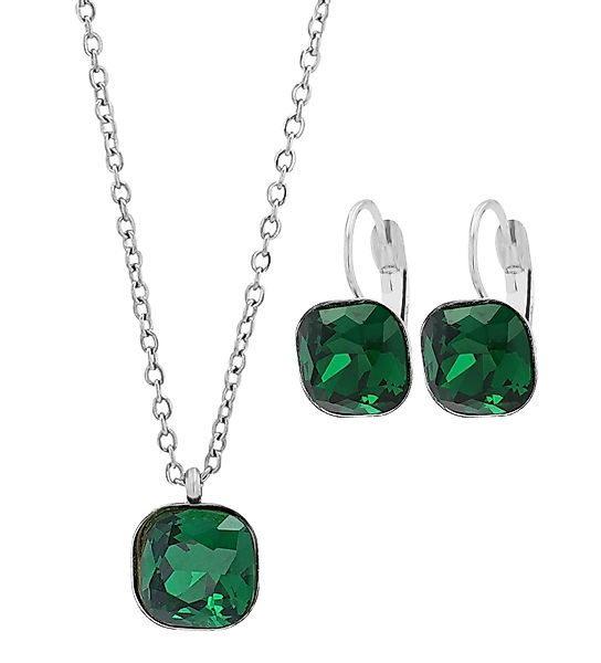 AKZENT Schmuckset Lia Edelstahl silber günstig online kaufen