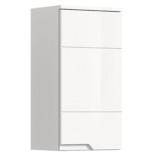 Hängeschrank Solero Weiß Hochglanz 73 cm x 38 cm x 27 cm günstig online kaufen