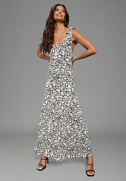 Laura Scott Sommerkleid gemusterte Optik, aus Viskose und Elasthan, für Frü günstig online kaufen