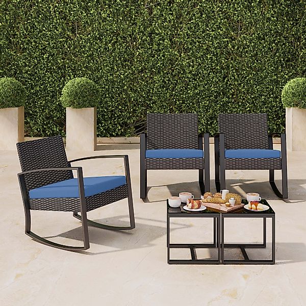 Bealife Balkonset Gartenlounge-Set, (3-tlg), 1 Tisch günstig online kaufen