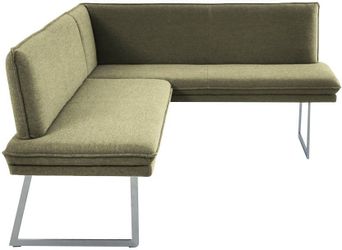 K+W Komfort & Wohnen Eckbank mit Sattlernaht und schmaler Kufe, langer Sche günstig online kaufen