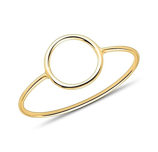 Unique Goldring Unique Damenring Kreis aus 375er Gold (Größe: 48mm) günstig online kaufen
