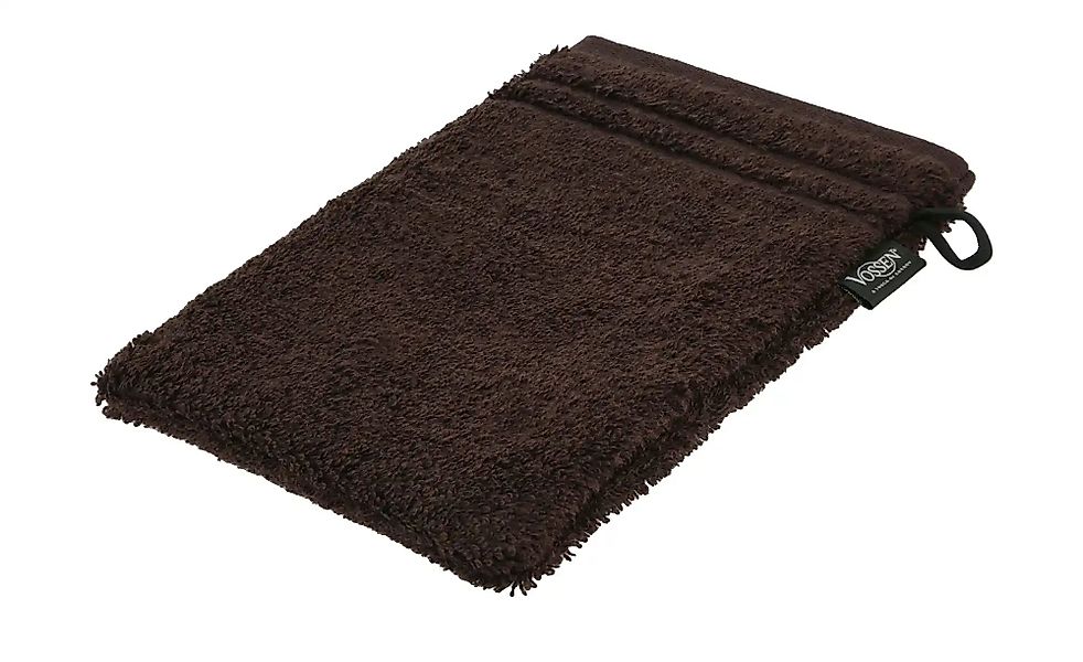 VOSSEN Waschhandschuh  Vienna Supersoft ¦ braun ¦ Maße (cm): B: 16 Badtexti günstig online kaufen