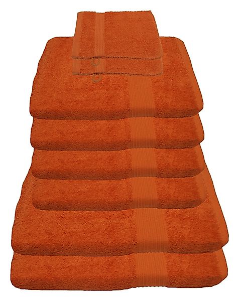 Julie Julsen Handtücher 8-Handtücher-Terrakotta, Baumwolle (8-St) günstig online kaufen