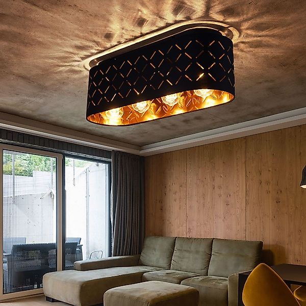 GLOBO LIGHTING Deckenleuchte, Leuchtmittel nicht inklusive, günstig online kaufen