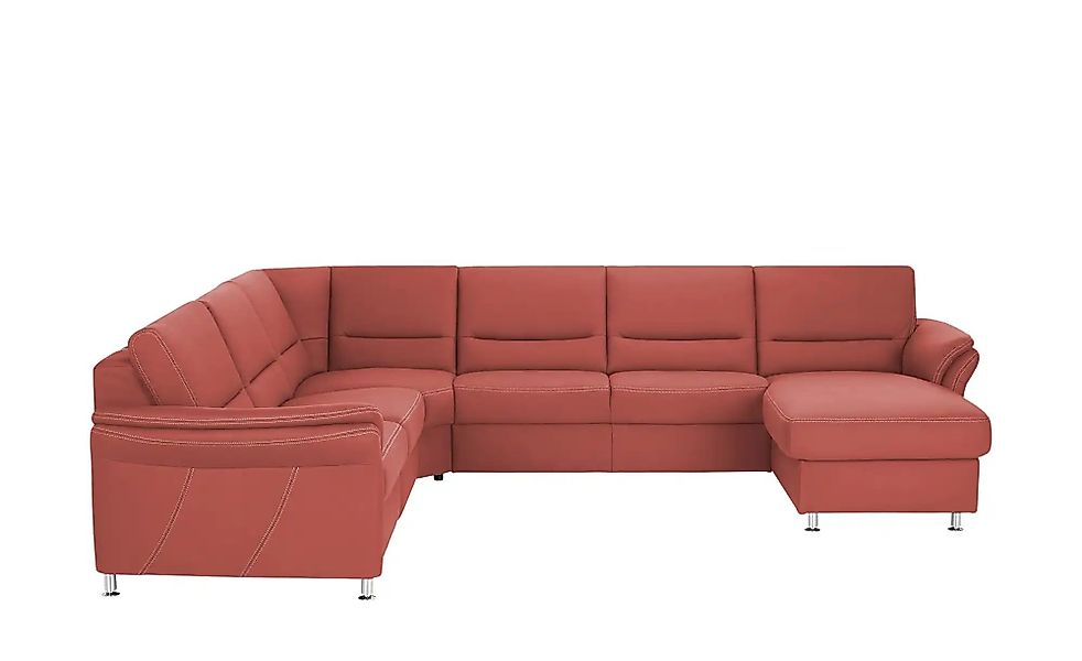 meinSofa Wohnlandschaft   Donald  ¦ rot ¦ Maße (cm): B: 330 H: 89 T: 262.0 günstig online kaufen