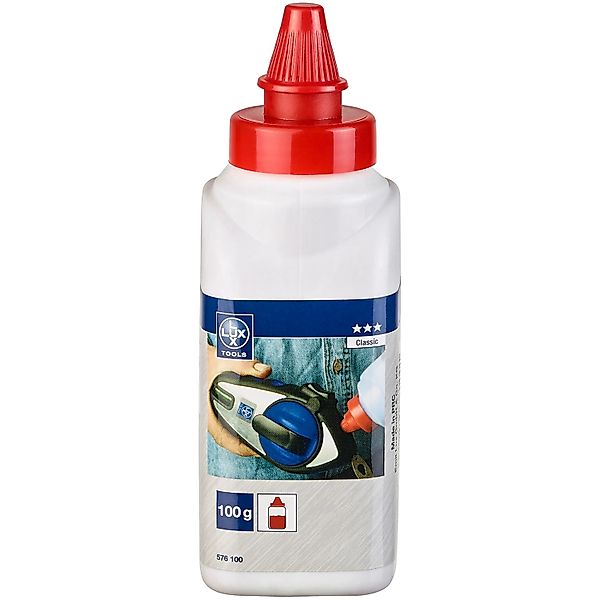 LUX-TOOLS Kreidepulver Rot 100 g Classic günstig online kaufen