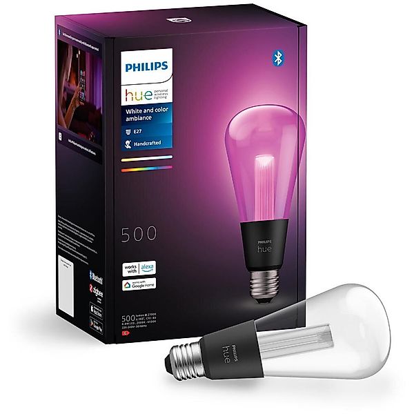 Philips Hue LED-Leuchtmittel White and Color Ambiance Lightguide Globe G95 günstig online kaufen