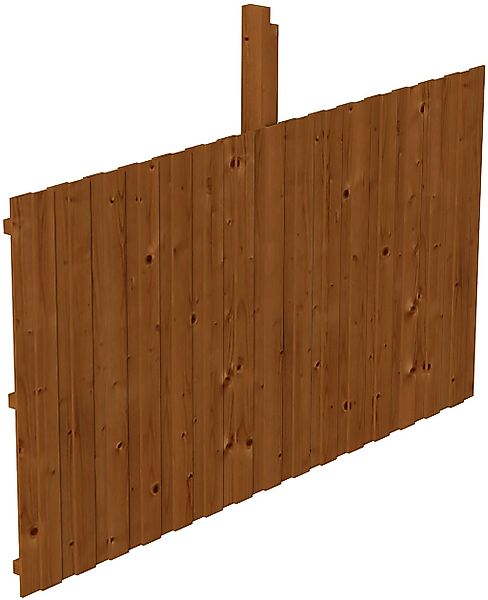 Skan Holz Rückwand Deckelschalung 341 x 180 cm Fichte Nussbaum günstig online kaufen