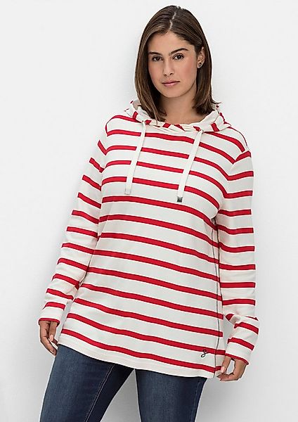 Sheego T-Shirt Langarmshirt Langarm mit Kapuze günstig online kaufen