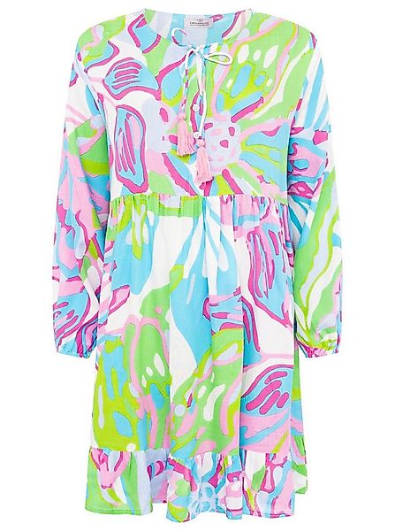 Zwillingsherz Sommerkleid Zwillingsherz Kleid Blumen Kunst Kordel mit Tasse günstig online kaufen