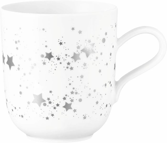 Seltmann Weiden Becher "Liberty - Silver Stars" Becher mit Henkel 0,40 l günstig online kaufen