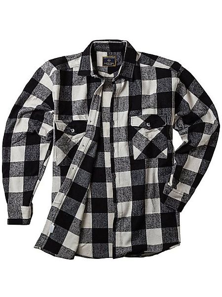 Lavecchia Langarmhemd Lavecchia Herren Flanellhemd LV-262A (Schwarz-Weiß, 7 günstig online kaufen