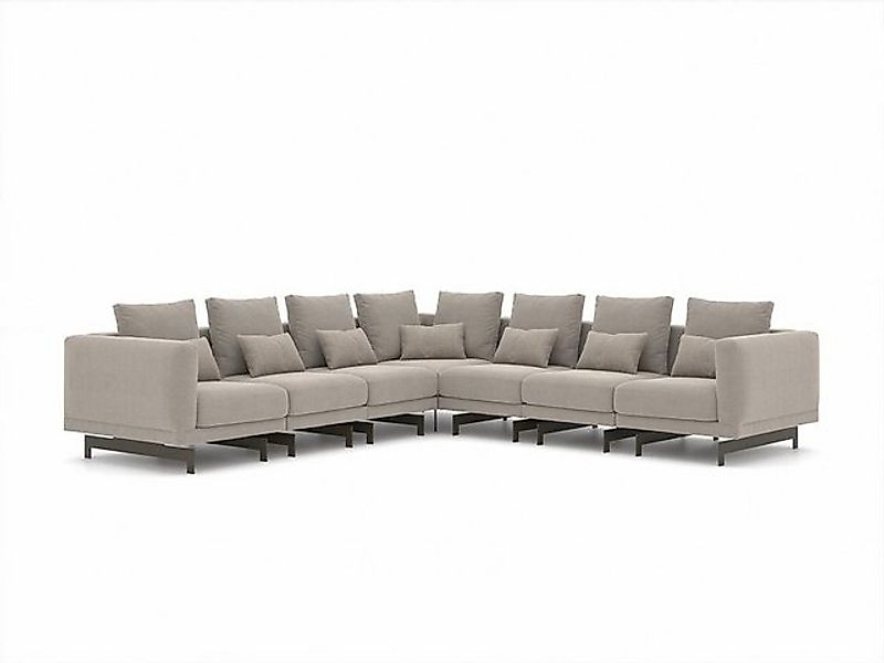 Xlmoebel Ecksofa Neu Gestaltetes Ecksofa in L-Form mit Designer-Polsterung günstig online kaufen