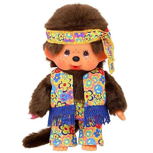 Monchhichi Plüschfigur Hippie Junge mit Kopfband günstig online kaufen