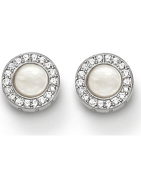 THOMAS SABO Paar Ohrstecker Thomas Sabo Damen-Ohrstecker 925er Silber Zirko günstig online kaufen