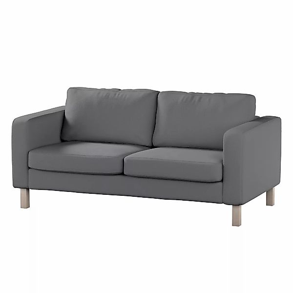 Bezug für Karlstad 2-Sitzer Sofa nicht ausklappbar, grau, Sofahusse, Karlst günstig online kaufen