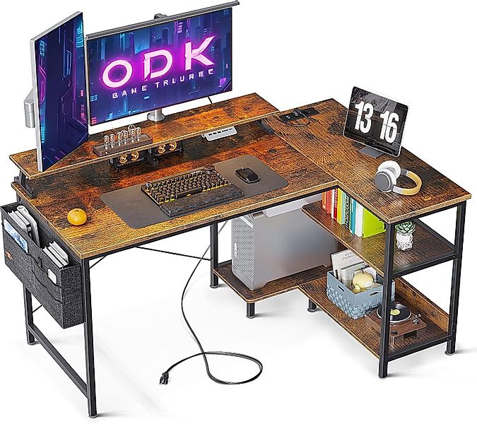 ODK Schreibtisch L Form, Eckschreibtisch mit günstig online kaufen