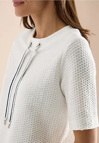 CECIL T-Shirt mit Rundhals mit Tunnelzug günstig online kaufen