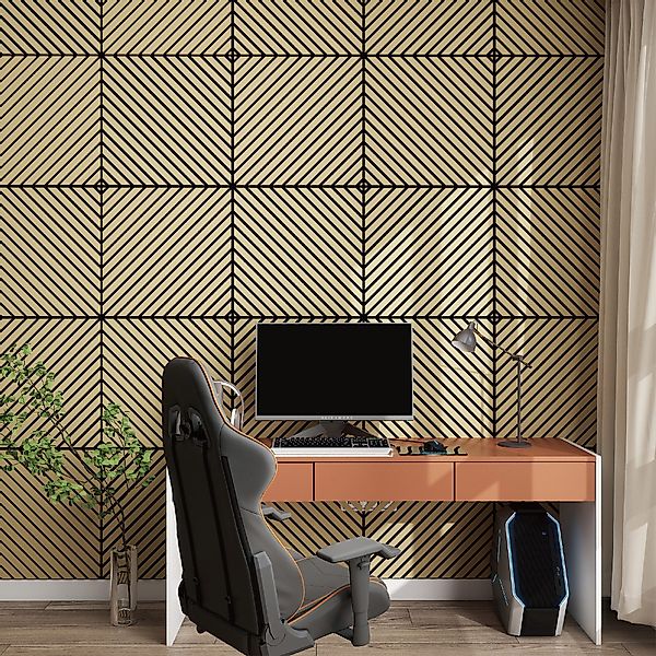 neu.holz 3D Wandpaneel, BxL: 60x60 cm, günstig online kaufen