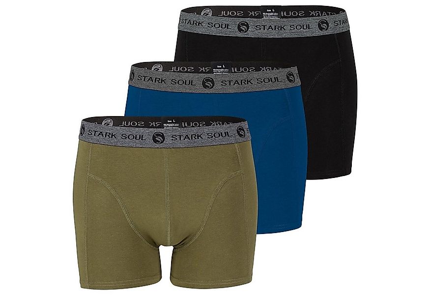 Stark Soul® Boxershorts Herren Boxershorts, 3er Pack, Retroshorts, Trunks - günstig online kaufen