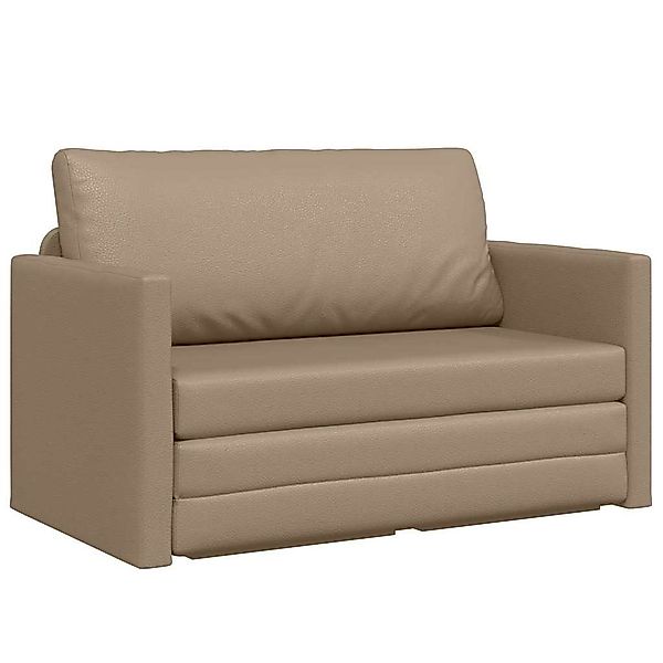 vidaXL Sofa Sofa Bett Cappuccino 124 günstig online kaufen
