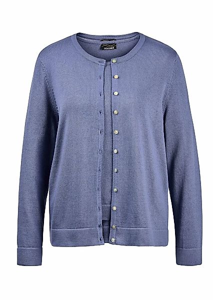 GOLDNER Strickpullover "Kurzgröße Figurnahes Twin-Set aus Pima-Baumwolle" O günstig online kaufen