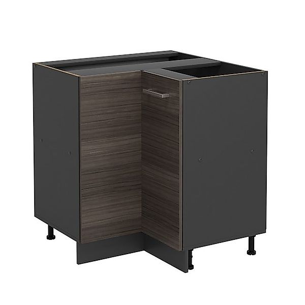 Vicco Eckunterschrank R-Line, Edelgrau/Anthrazit, 75.6 cm günstig online kaufen