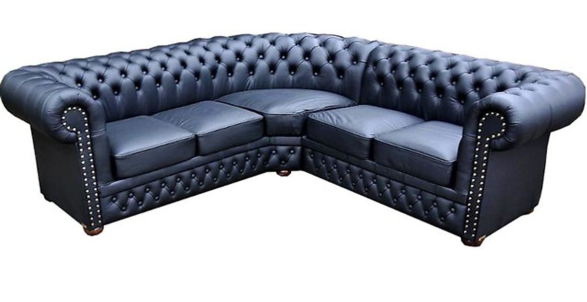JVmoebel Ecksofa Chesterfield Wohnlandschaft Eckcouch Eck Leder Garnitur So günstig online kaufen