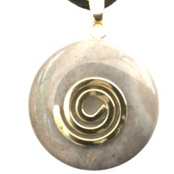 Steinfixx® Lange Kette echter Edelsteindonut 30 günstig online kaufen