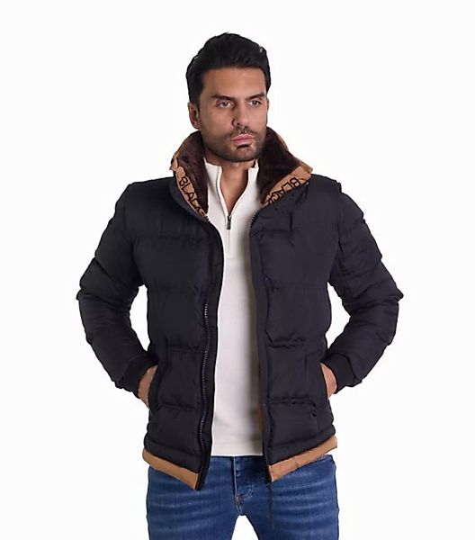 Denim Distriqt Steppjacke Ausgefallene Steppjacke mit Kunstfellkragen Schwa günstig online kaufen