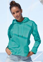 Elbsand Kapuzensweatshirt Elgin mit Logostickerei, lockerer günstig online kaufen