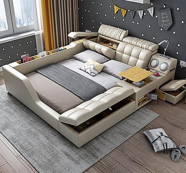 Xlmoebel Bett Doppel-Polsterbett für das Schlafzimmer in der Größe (1-tlg., günstig online kaufen