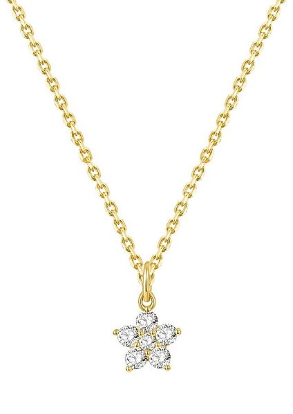 Dear Me Goldkette 375er Massivgold Blume günstig online kaufen