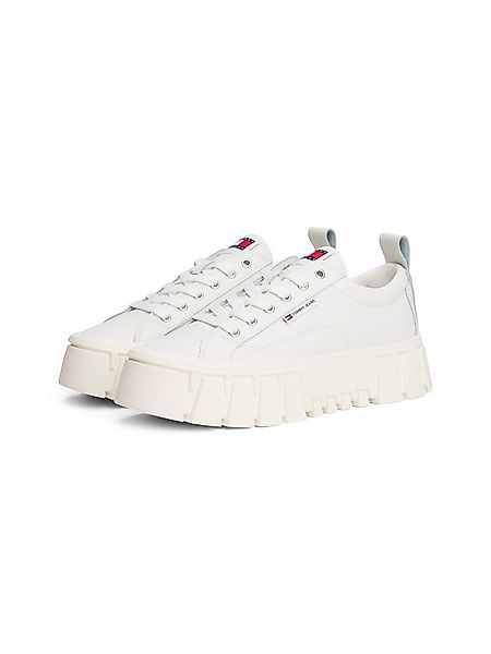 Tommy Jeans TJW VULC FLATFORM LEATHER Plateausneaker, Freizeitschuh, Halbsc günstig online kaufen