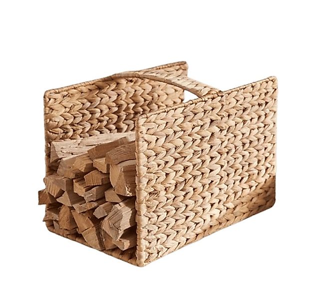 Home-trends24.de Kaminholzkorb Kaminholzkorb Holz Korb Kamin Wasserhyazinth günstig online kaufen