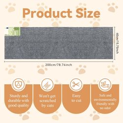 Refined Living Kratzmatte Selbstklebende Katzenkratzmatte 40x200cm,kratzmat günstig online kaufen
