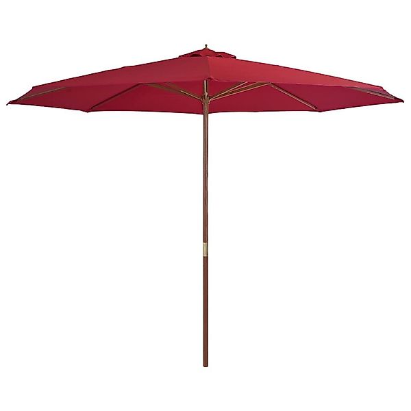 vidaXL Sonnenschirm Sonnenschirm mit Holzmast 350 günstig online kaufen