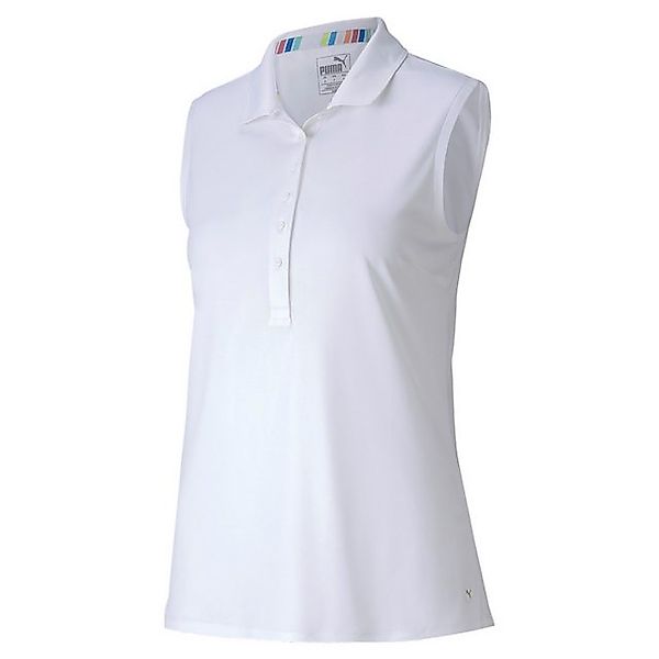 PUMA Poloshirt Puma Golf Polo Rotation Sleeveless Weiß Damen günstig online kaufen