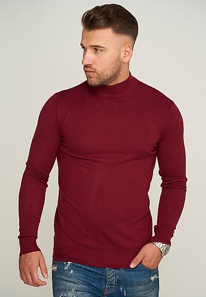 behype Strickpullover "MKBONI", mit kurzem Stehkragen günstig online kaufen
